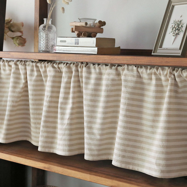 데코토닉 오트밀 미디엄스트라이프 바란스커튼