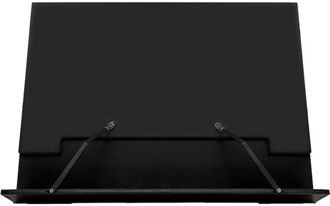 힐링쉴드 초슬림 초경량 독서대 219g LS04, 블랙