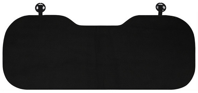 마켓A 심플 쿨링 차량용 의자시트 뒷자리 방석용, 1개, 블랙