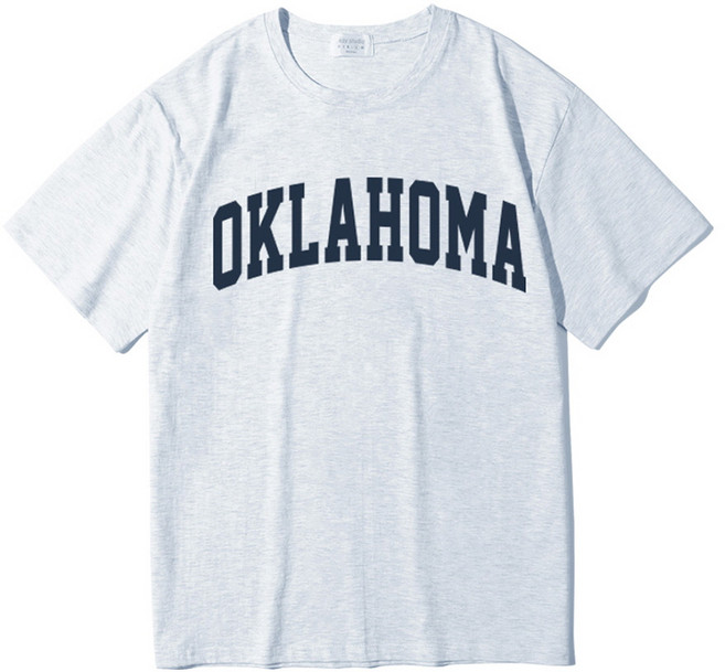 이지스튜디오 오클라호마 W 20수 코튼 오버핏 빅사이즈 통기성 반팔티