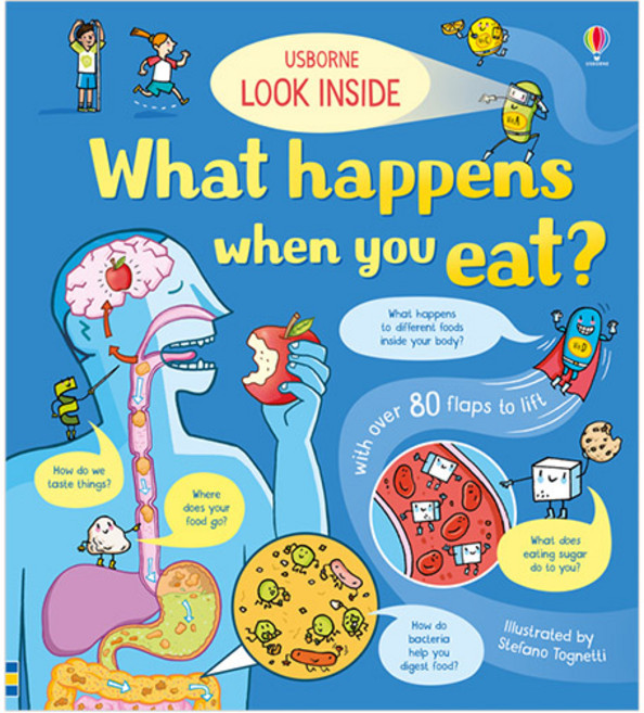 Look Inside What Happens When You Eat, Usborne