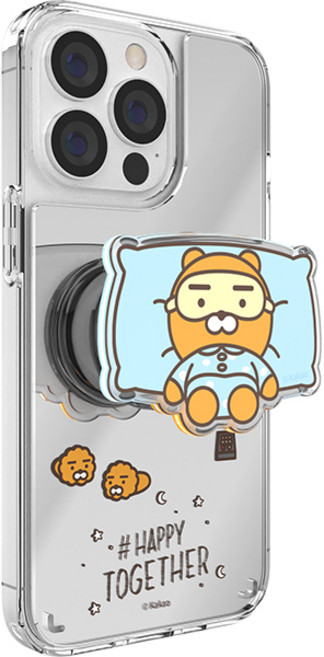 아이컬러즈 카카오프렌즈 해피투게더 에폭시 스마트톡 미러 휴대폰 케이스