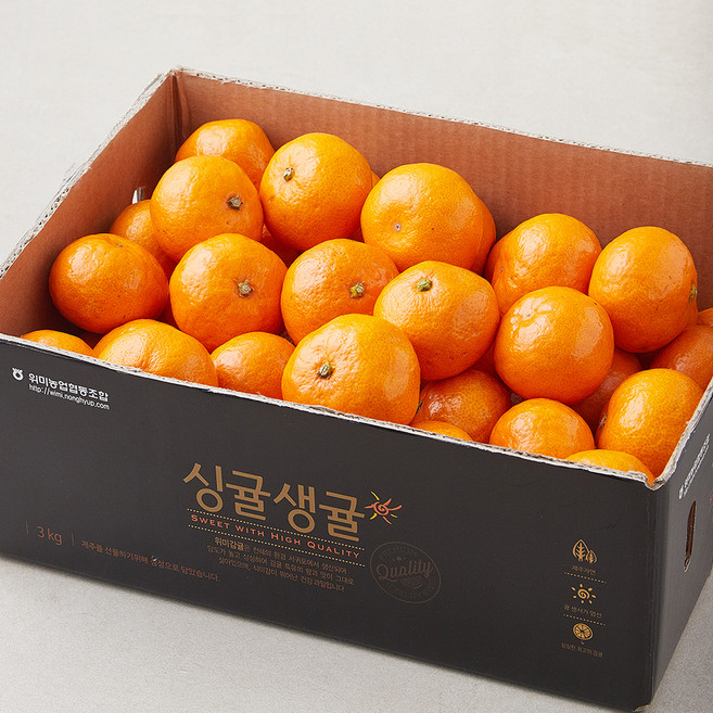 싱귤생귤 고당도 12brix 감귤, 3kg(랜덤과), 1박스