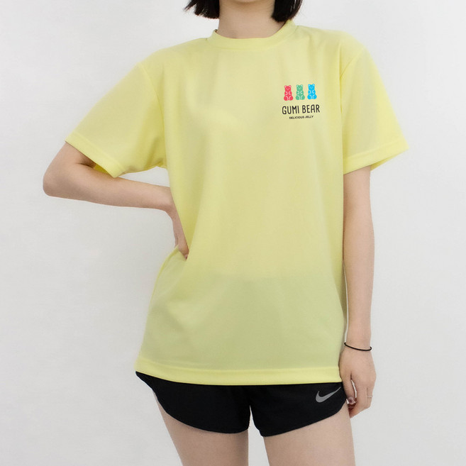 험블스튜디오 여성용 통기성 기능성 구미베어 여름 쿨론 반팔 티셔츠 IMUD_70_300