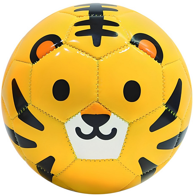 [My Little Tiger] 動物足球玩具 - 老虎, 老虎 黃色, 1個