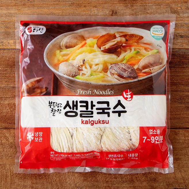다선 생칼국수, 1.4kg, 1개
