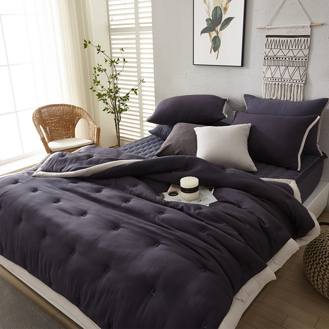 보드래 소프트 차렵이불 세트