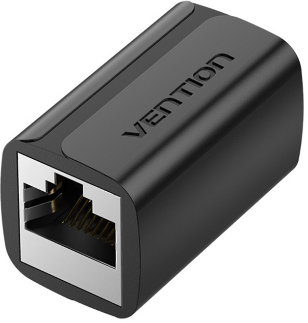 벤션 CAT7 FTP 랜연장 젠더 RJ45 키스톤 잭 커플러, 블랙, 1개