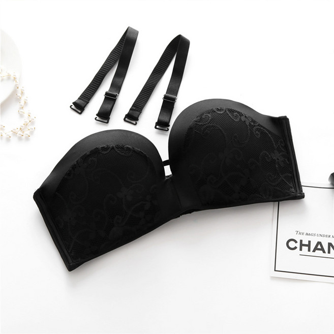 뷰티인뷰티 오프숄더 럭스 볼륨 튜브탑 브라