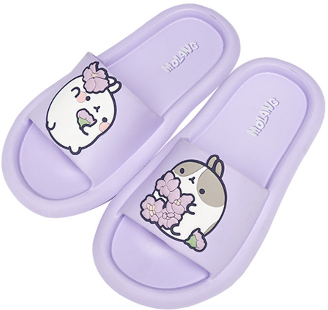 에이블팩토리 여아용 몰랑이 튜브 슬리퍼