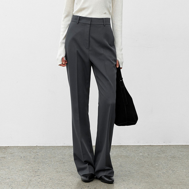 아틀리에나인 여성용 에센셜 컴피 부츠컷 팬츠 PT-5681