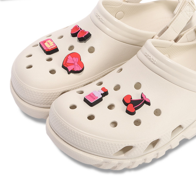 crocs 卡駱馳 智必星 情人節 LOVERS 5件組 10012958, 1套, 混合色