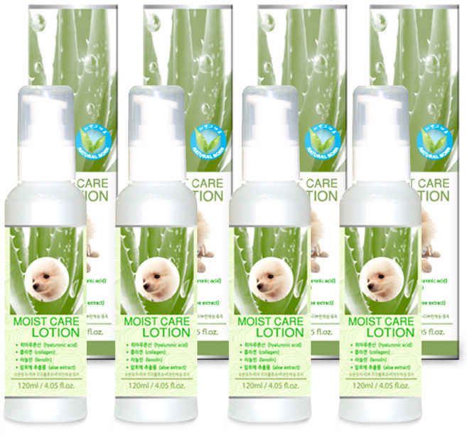 쏘아베 모이스트 케어 로션 강아지 고양이 겸용, 120ml, 1개입, 4개