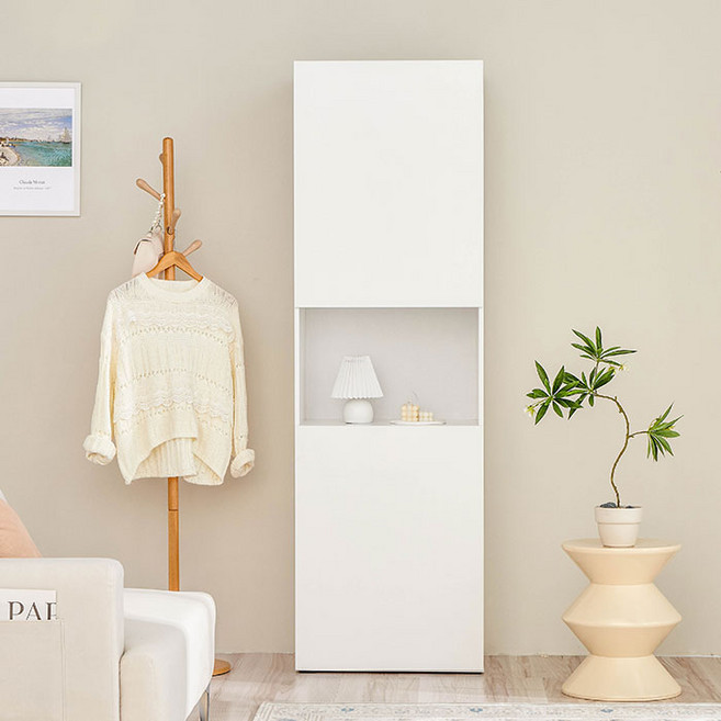 퍼리든 엔클라 하이 시스템 수납장 방문설치, 화이트