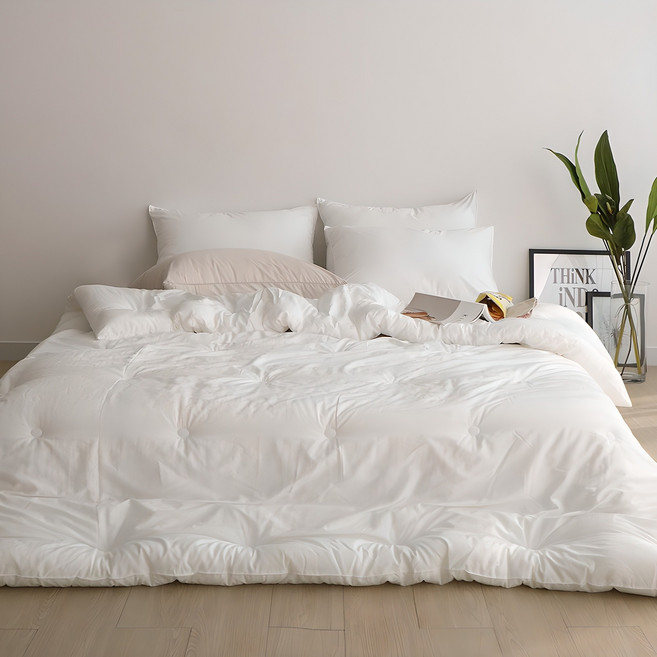 atonalo 莫代爾 舒芙蕾 四季被, 白色