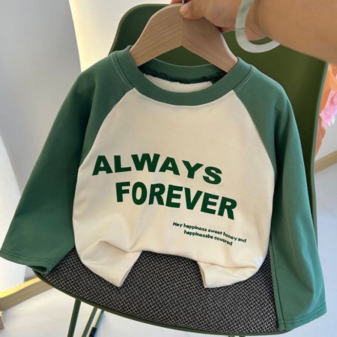 조이멀티 엠케이 아동용 레터링시리즈 나그랑 긴팔 티셔츠