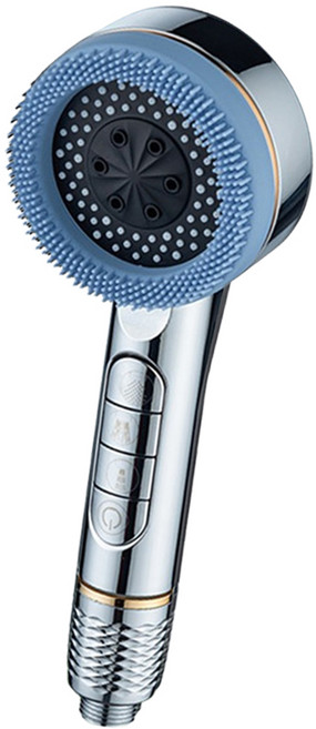 Reddot 紅點生活 高質按摩過濾 四檔按鍵蓮蓬頭, 晶鑽銀, 1個