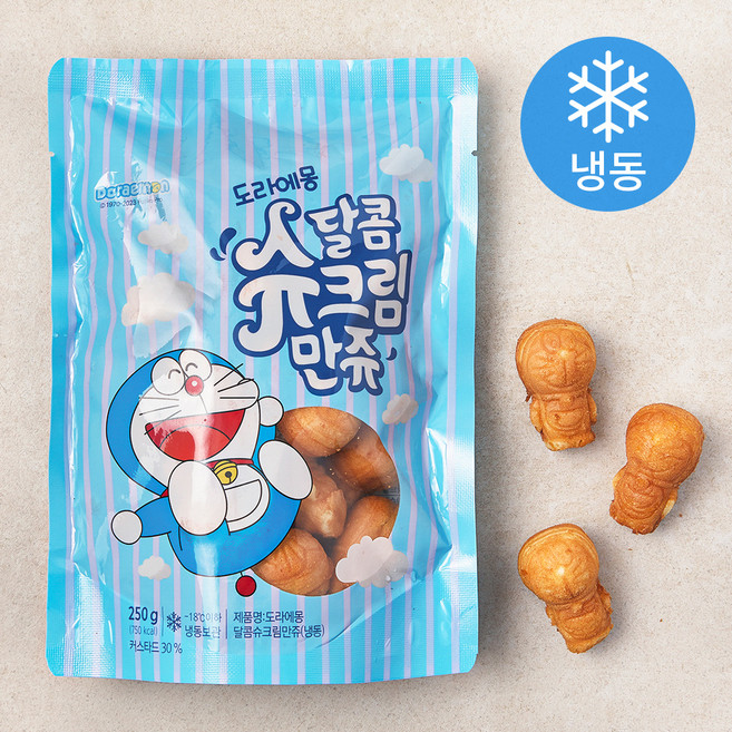 도라에몽 달콤슈크림만쥬 (냉동), 250g, 1개입, 1개