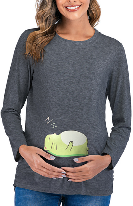 에이홉 잠자는 캐릭터 긴팔 티셔츠