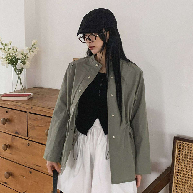시크블랙 무르덴 나그랑 오버핏 야상 점퍼 cpjk5987c52
