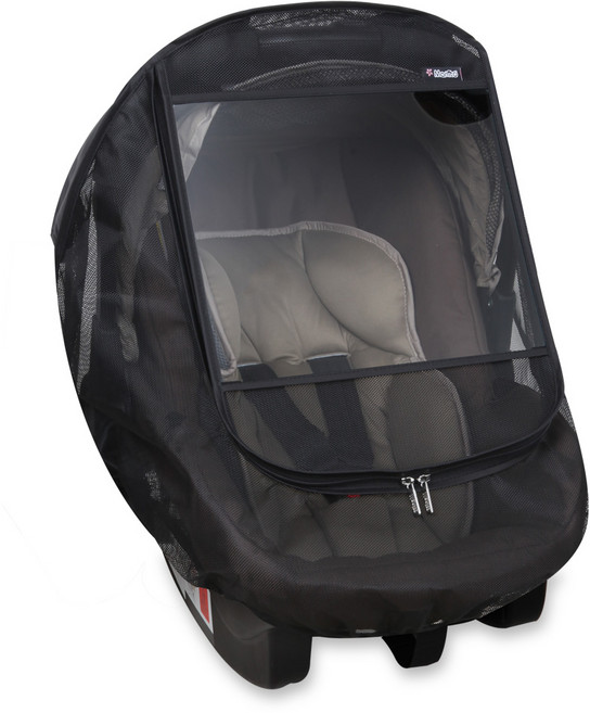 마니또 메쉬 인펀트 카시트 전용 모기장 커버, 블랙, 1개