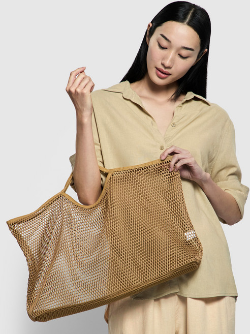 JAJU 여성용 메쉬 토트백