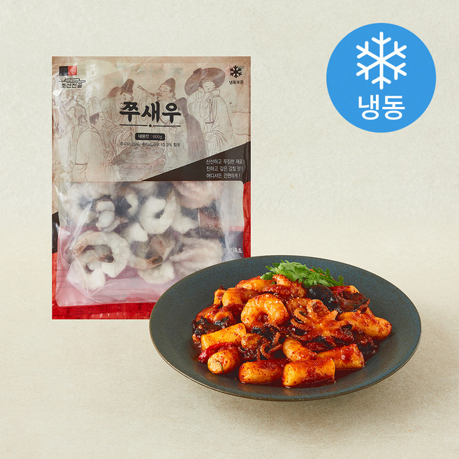 조선전골 쭈새우 (냉동), 1개, 600g