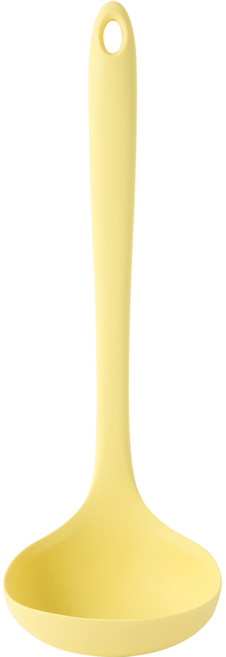 이지실리 파스텔 실리콘 국자, 옐로우, 1개