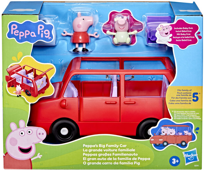 Peppa Pig 粉紅豬小妹 佩佩家的紅色家庭車, 紅色, 1盒