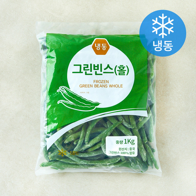신정푸드 그린빈스 (냉동), 1개, 1kg