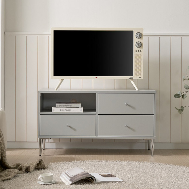 가구의정석 크라운티비대 오픈형 방문설치, 그레이