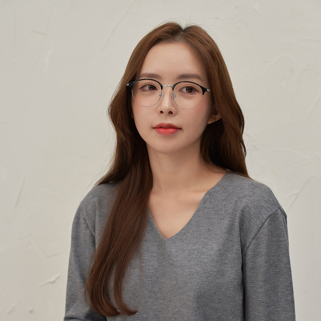 룩스토어 3570 블루라이트차단 하금테 동글이안경