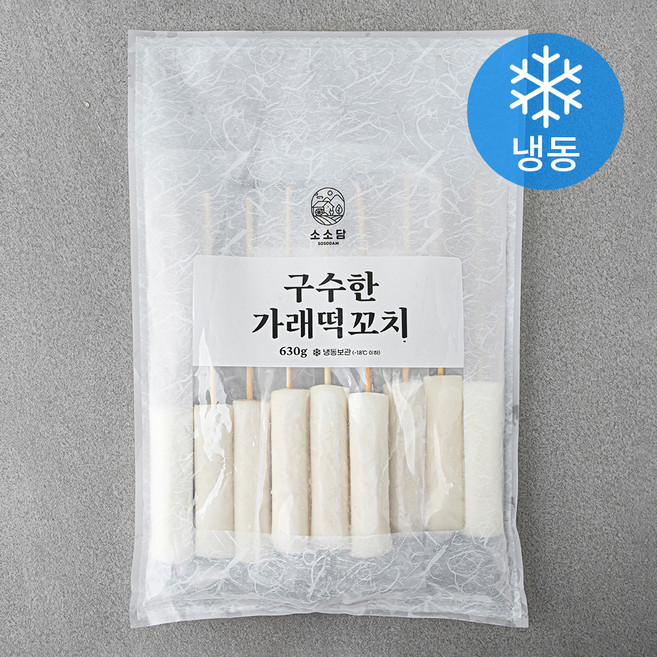 소소담 구수한 가래떡 꼬치 (냉동), 630g, 1개입, 1개