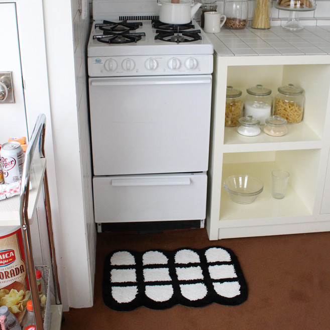 브로브로 모던 크롬 동글 발매트, 동글 체크