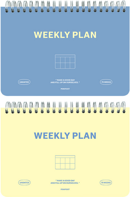 핑크풋 스탠다드 위클리 플래너, 랜덤발송, 2개