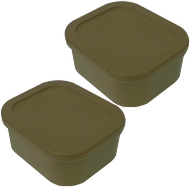 YOUHOUSE 삶아 쓰는 실리콘 밀폐용기 올리브 500ml, 2개, 단품