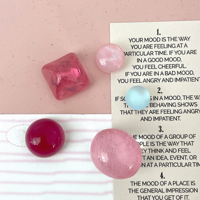 데미무드 글로우루비 마그넷 냉장고 자석 세트, 혼합색상