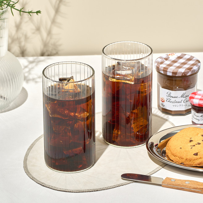 르베르폴리세 베르딕 내열유리 텀블러 500ml, 투명, 2개