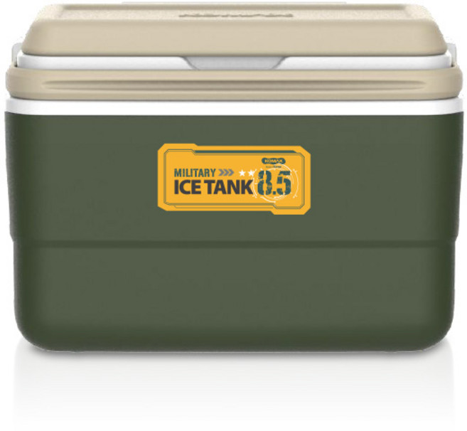코멕스 캠핑 아이스탱크, 밀리터리 그린, 8.5L