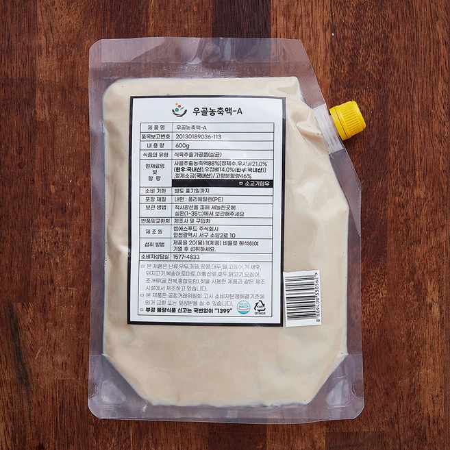 엠에스푸드 우골농축액 A, 600g, 1팩 - 쿠팡