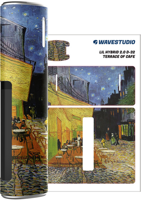 웨이브스튜디오 릴 하이브리드 2.0 스킨 스티커, D-32 TERRACE OF CAFE, 2개