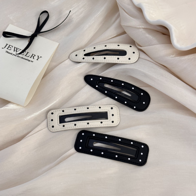 골드팡 귀여운 도트 똑딱핀 7.5cm 4종 세트