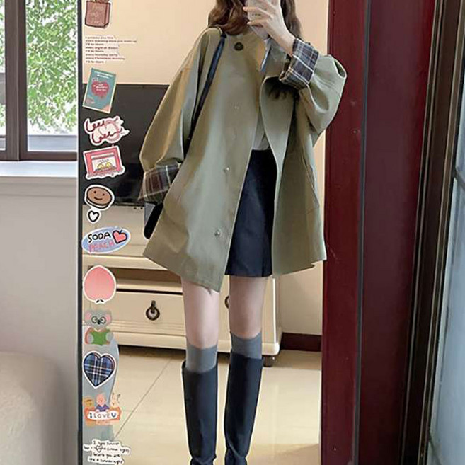 TheSirup 女款中長版風衣