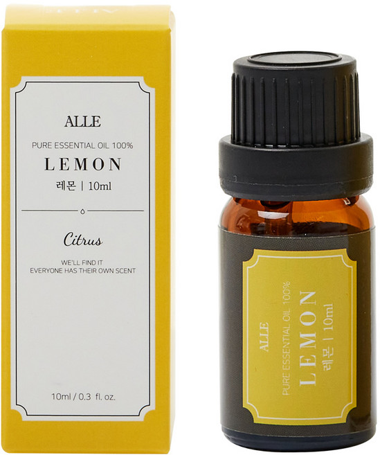 알레 퓨어 에센셜 오일 백프로 레몬, 10ml, 1개