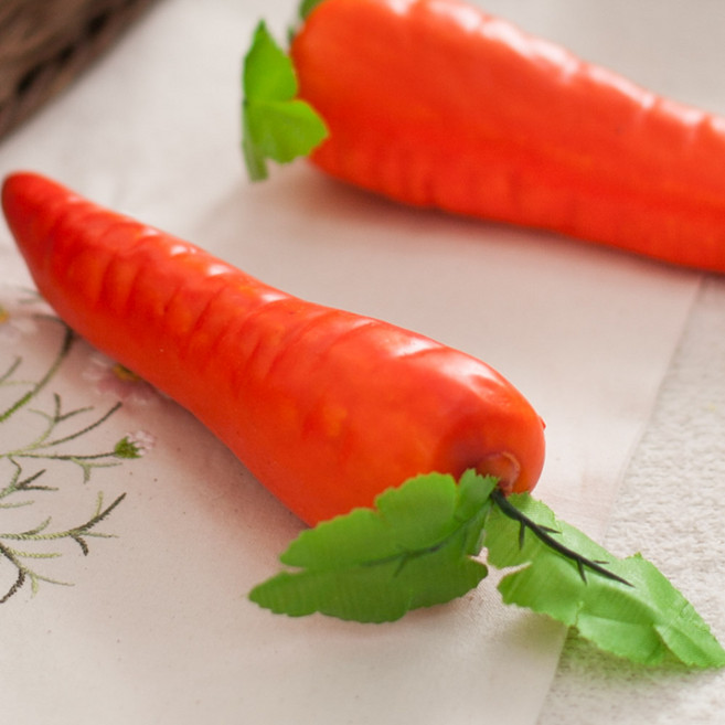 플라워트리 모형 채소 당근 2p, 혼합색상