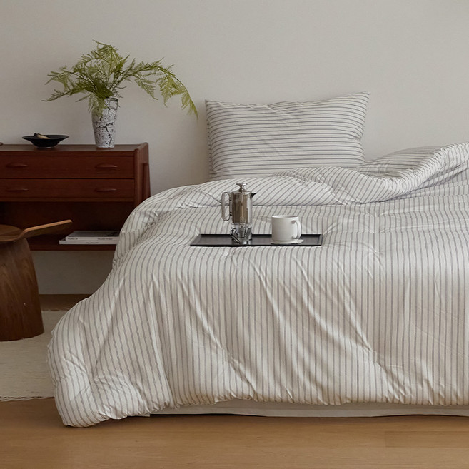 마틸라 포그 알러지케어 실크코튼필 차렵이불 + 베개커버 2p 세트