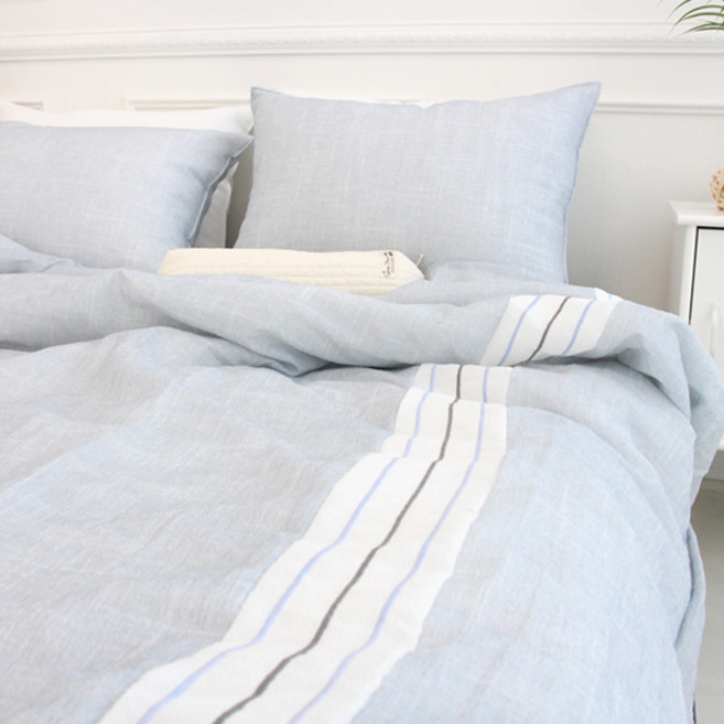 스토리이불 스노우 뱀부 이너스 여름이불 2p, 블루