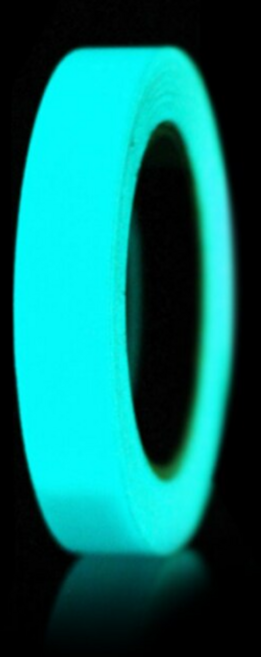 스코라 다양 색상 안전표시 야광 테이프, 블루, 1개