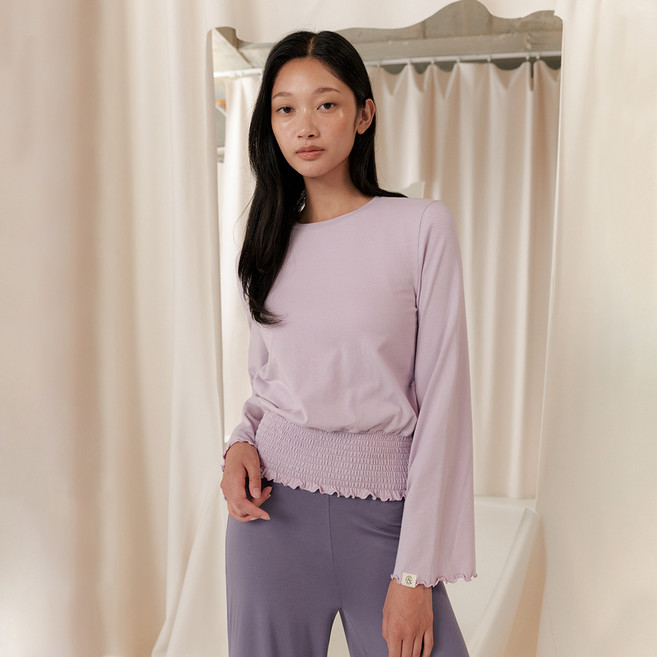 프론투라인 여성용 반다 오디너리 셔링 커버업 티셔츠