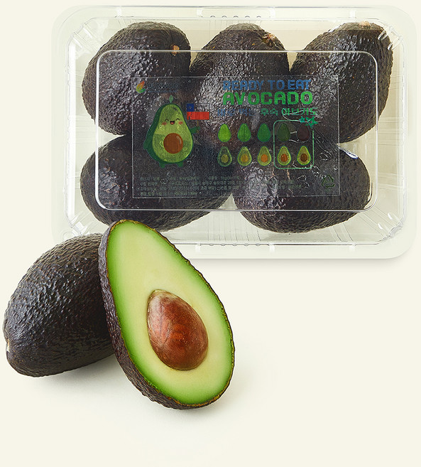 선우 칠레산 바로 먹는 후숙과 아보카도, 1개, 1kg(5~7입)